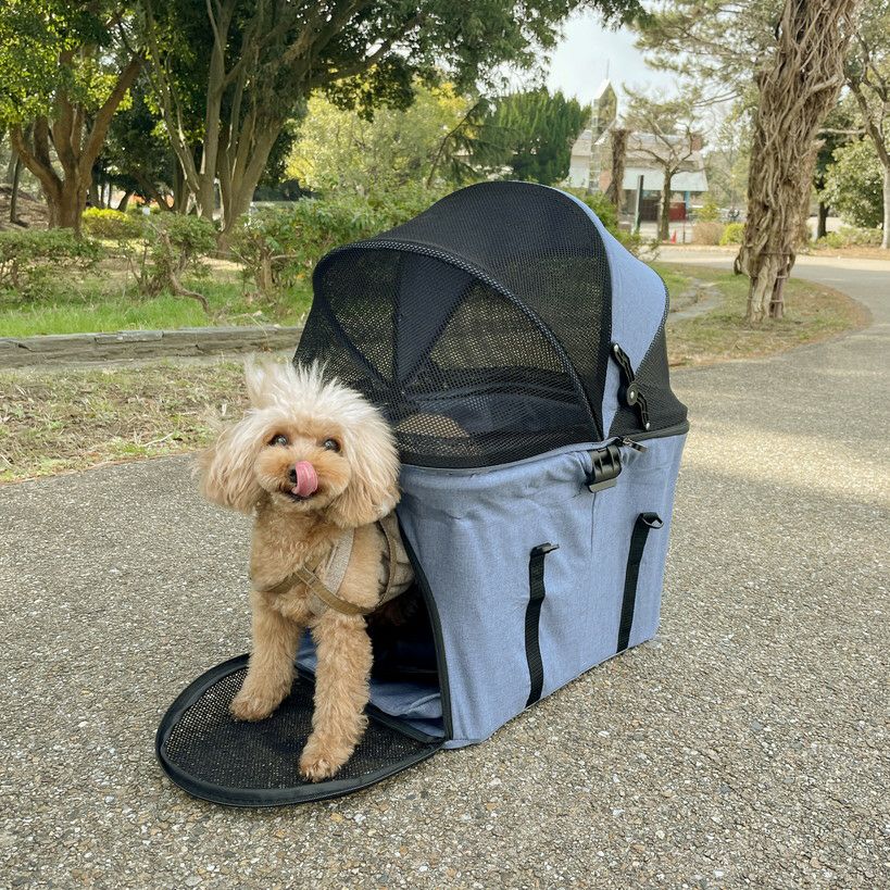 2WAY ペットカート デニム | KISSBABY