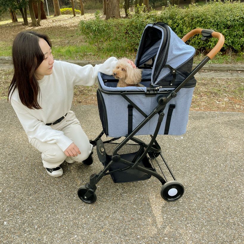 2WAY ペットカート デニム | KISSBABY