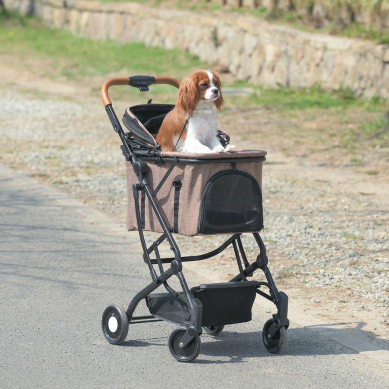 2WAY ペットカート ブラウン | KISSBABY