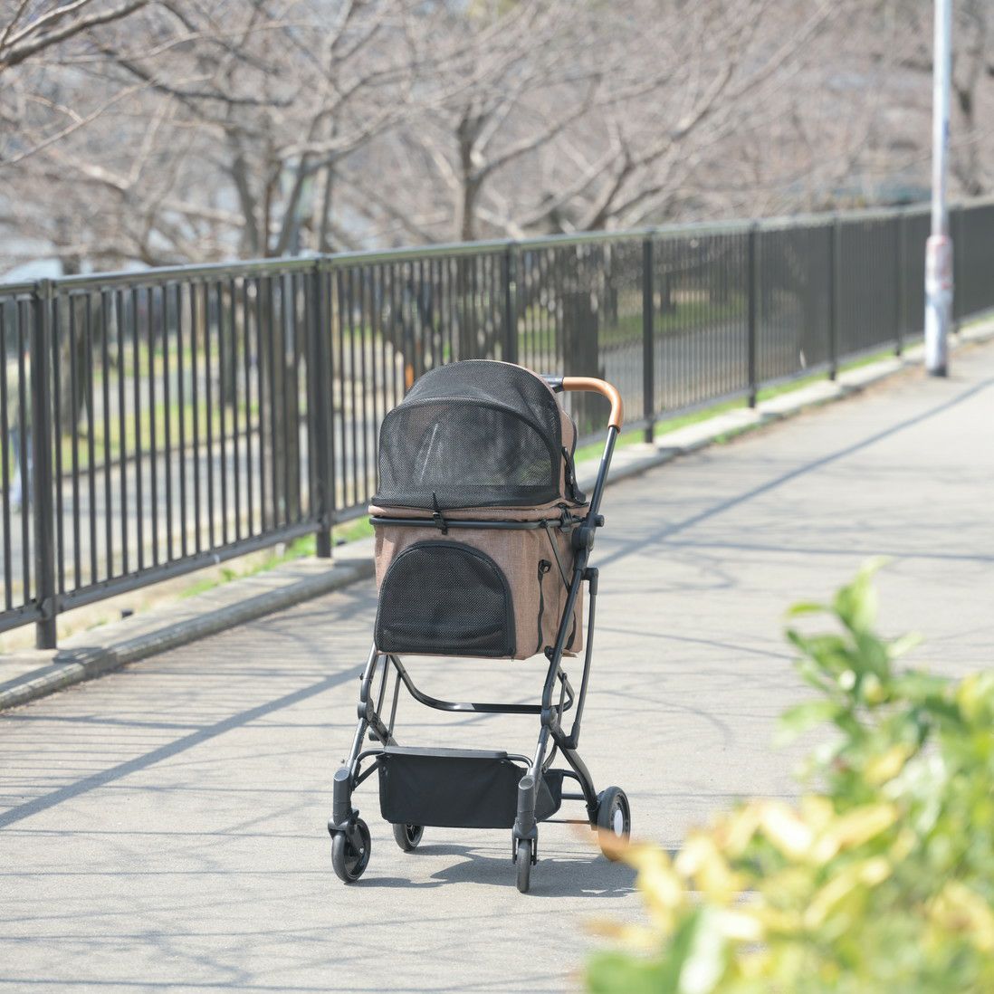 2WAY ペットカート ブラウン | KISSBABY