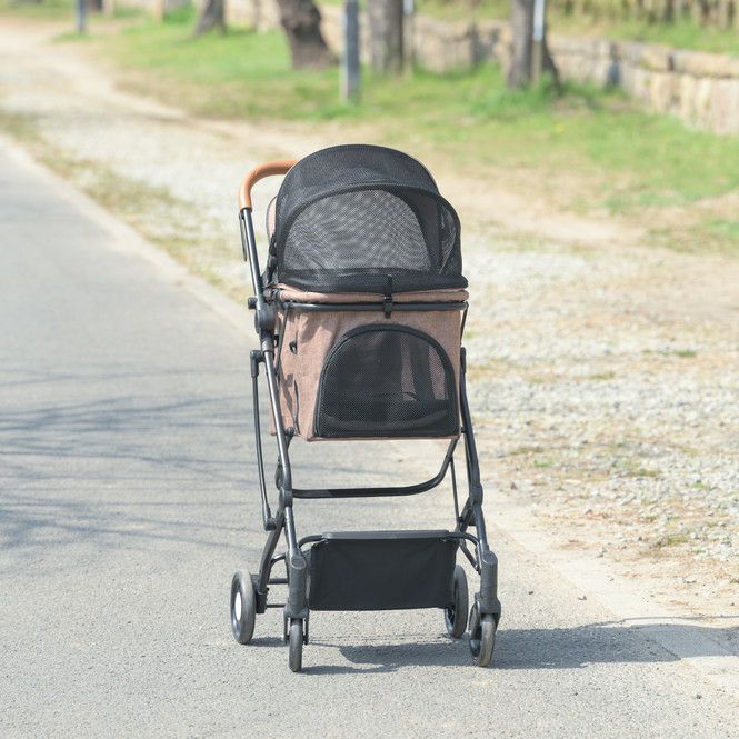 2WAY ペットカート ブラウン | KISSBABY