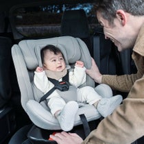 Hummingbaby | R129チャイルドシート回転式ココ・グレージュ | KISSBABY