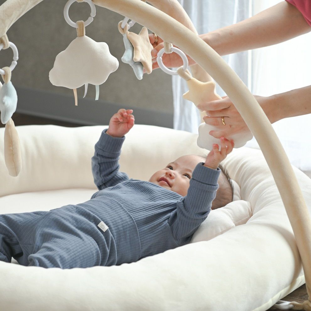 まぁるいおそらのプレイジムマット コットンキャンディ | KISSBABY