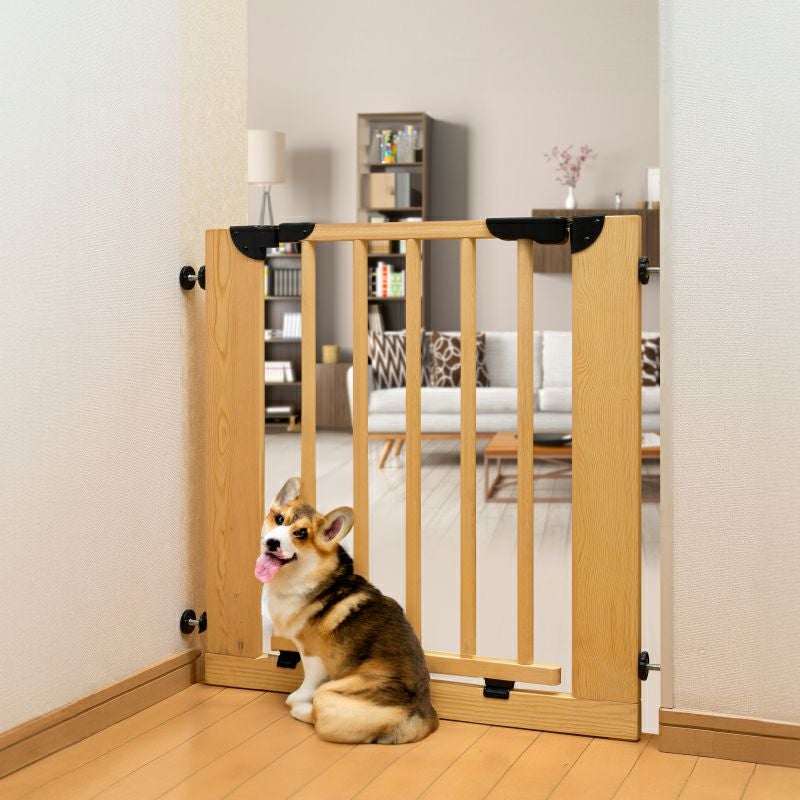 ペットウッドゲート 木製ペットゲート ナチュラル | KISSBABY
