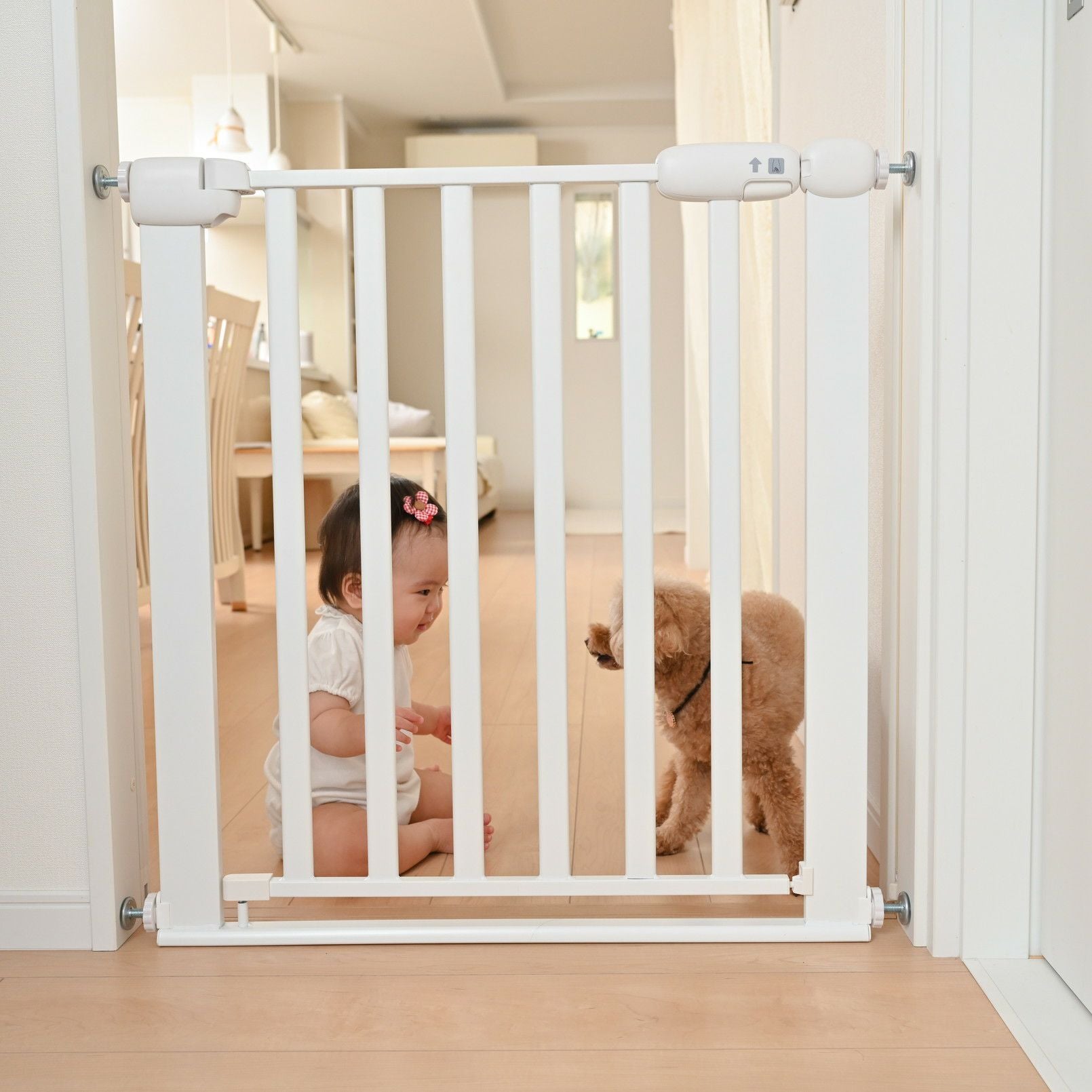 スチールゲートⅡ 【110cm】 ホワイト | KISSBABY