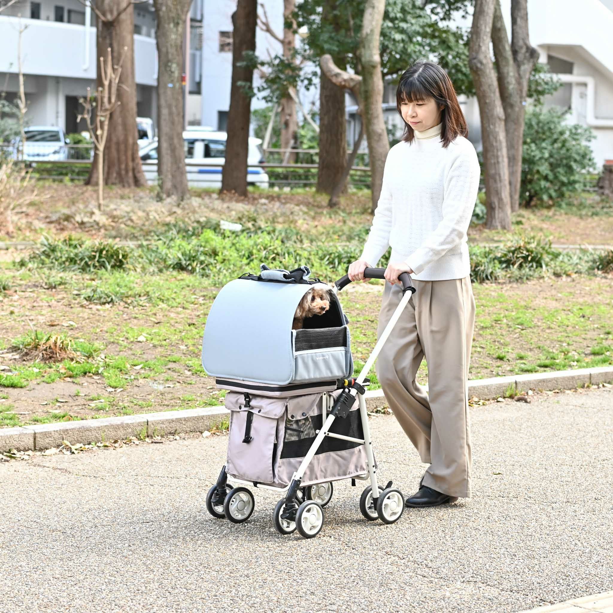 ISOFIXペットキャリーカート ナッツ | KISSBABY