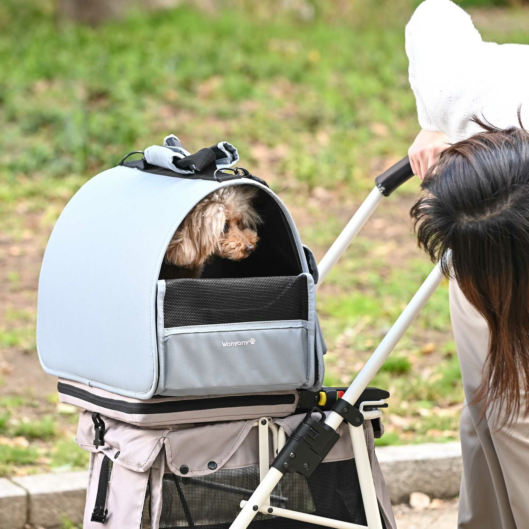 0223-094 ペットカート 楽天市場】【大66cmゆりかご】MILA&LOUIS ペットカート 中型犬 犬