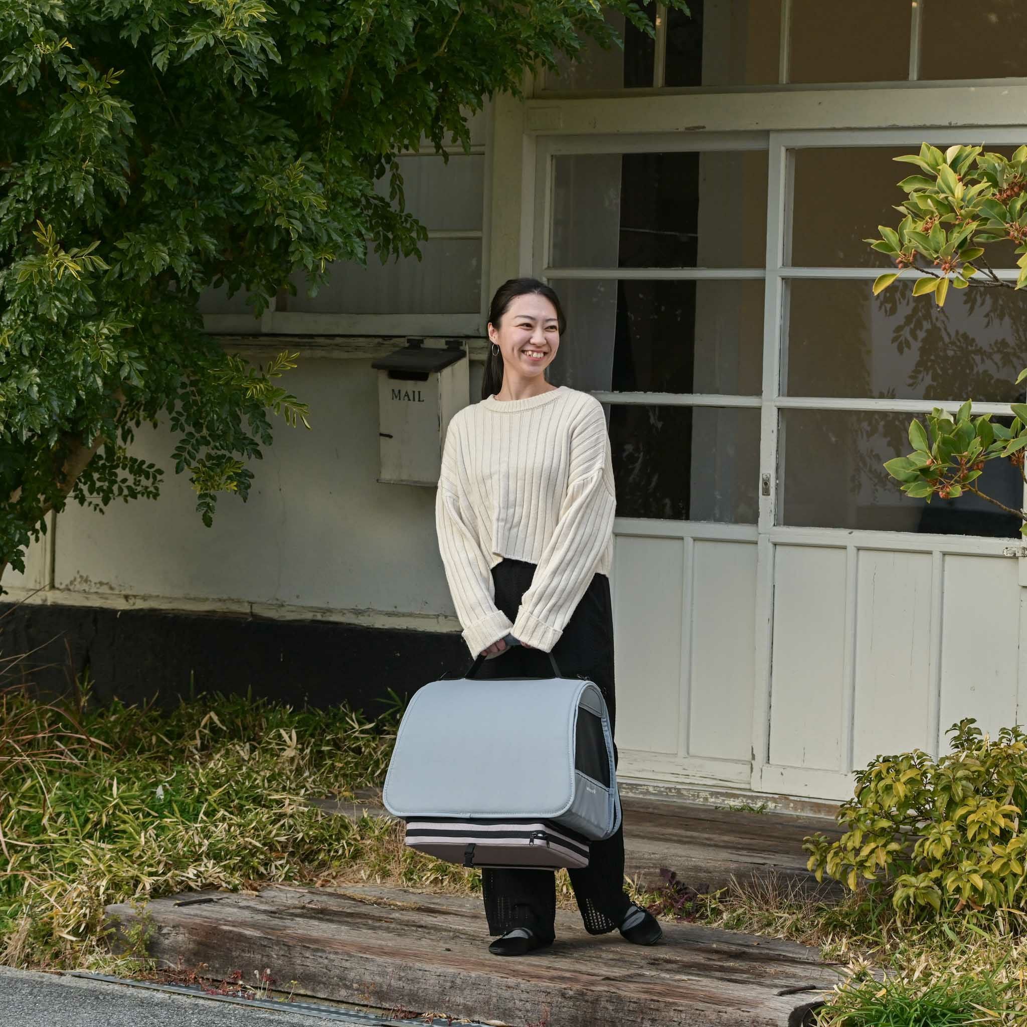 ISOFIXペットキャリーカート ミント | KISSBABY