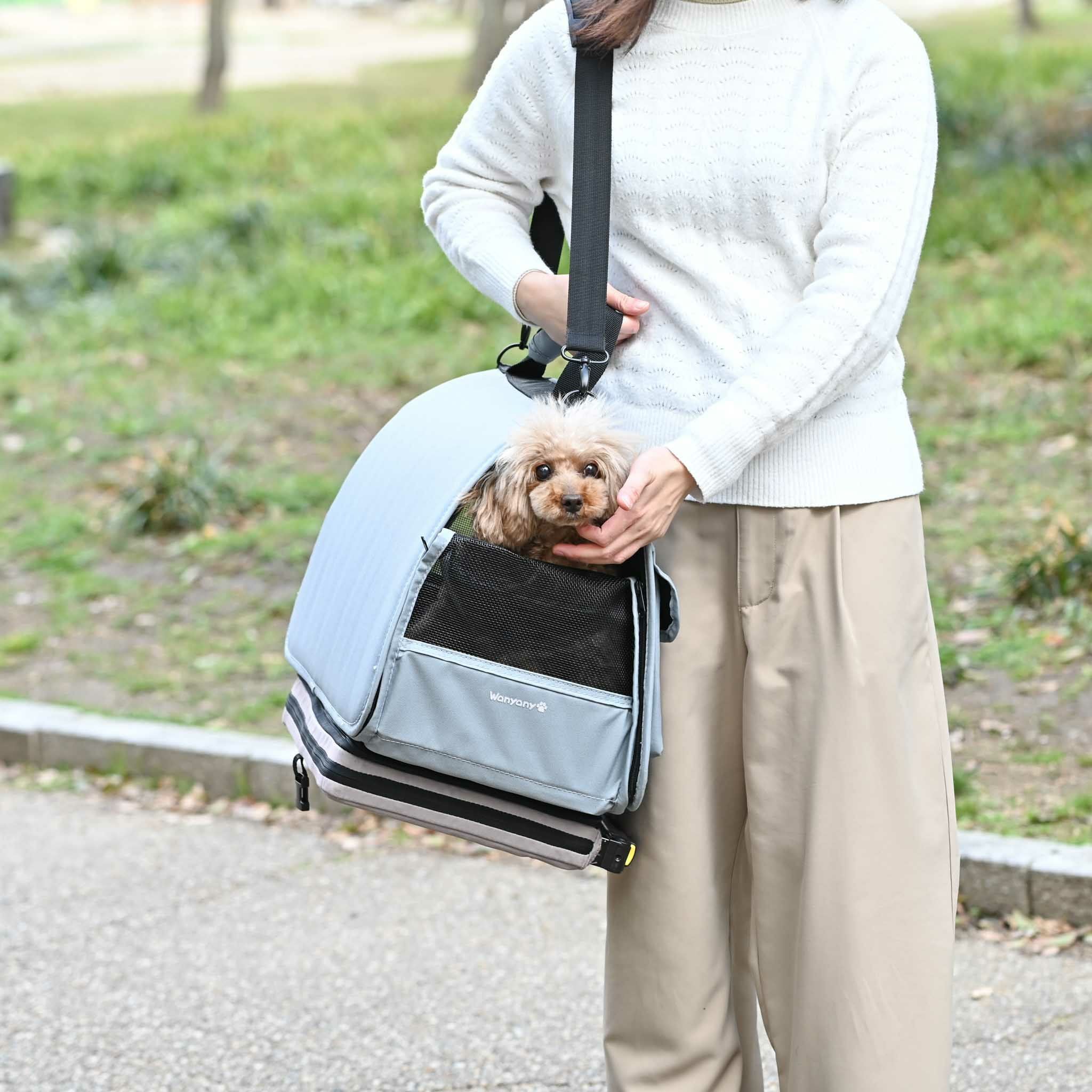 ISOFIXペットキャリーカート ミント | KISSBABY