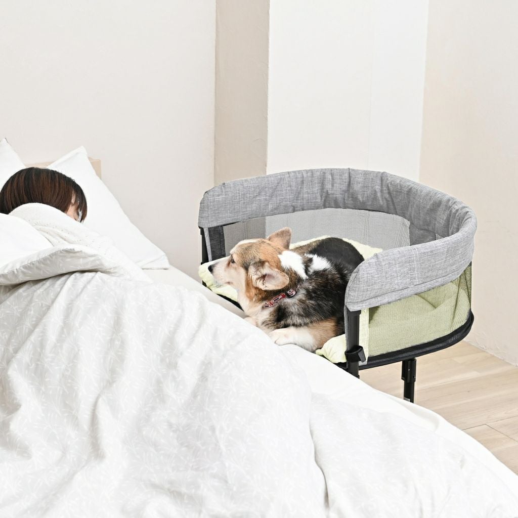 添い寝ベッド GUUU SLEEP Lグレー | KISSBABY