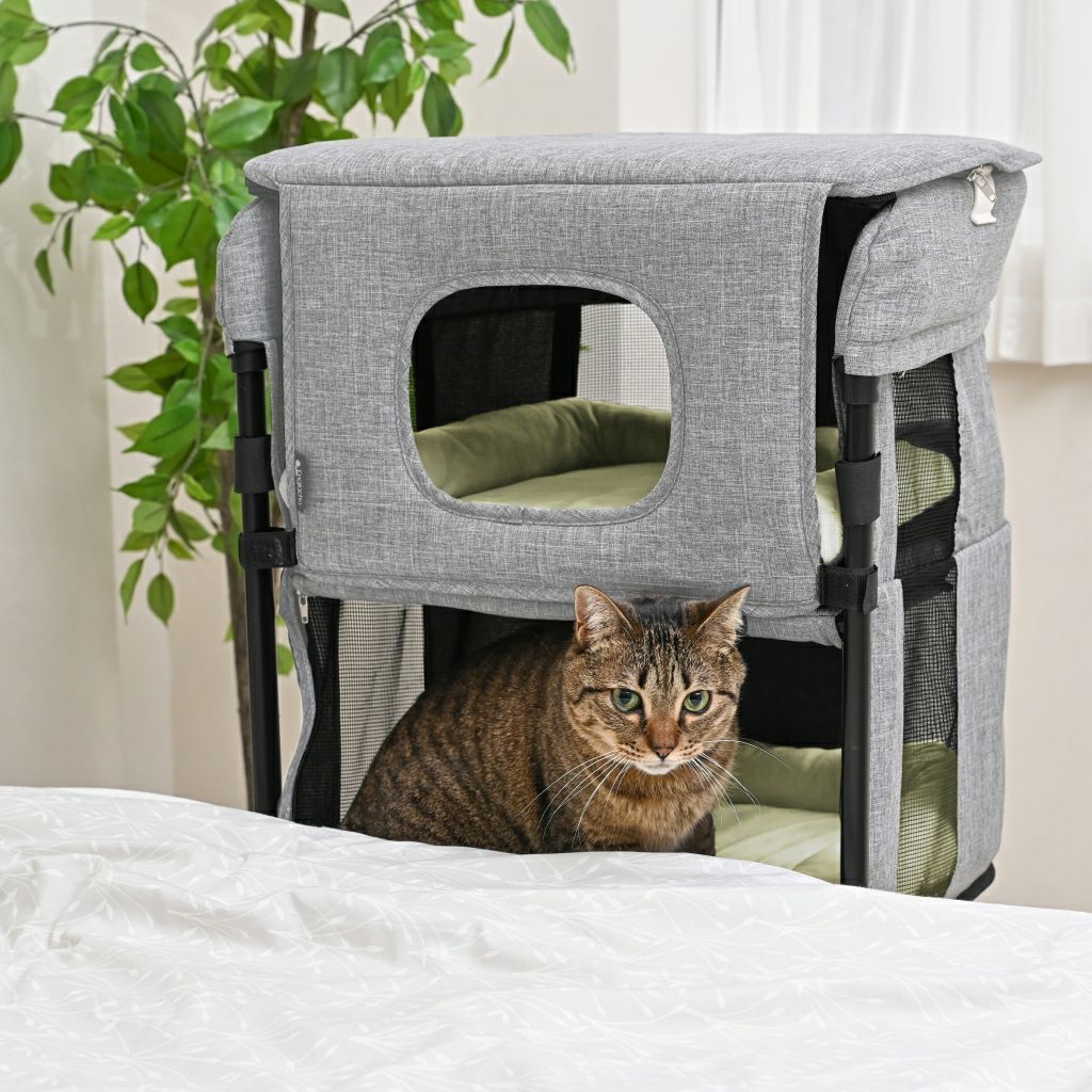 添い寝ベッド GUUU SLEEP タワーグレー | KISSBABY