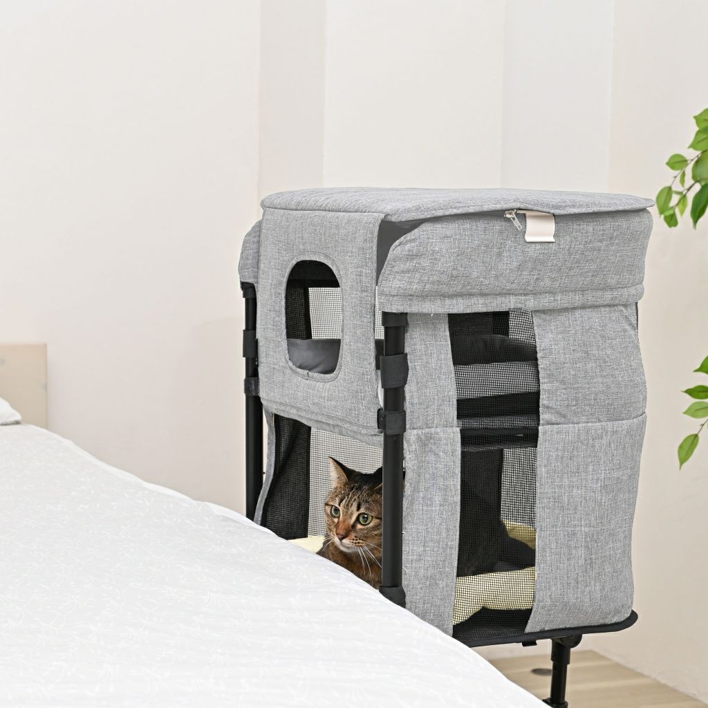 添い寝ベッド GUUU SLEEP タワーグレー | KISSBABY