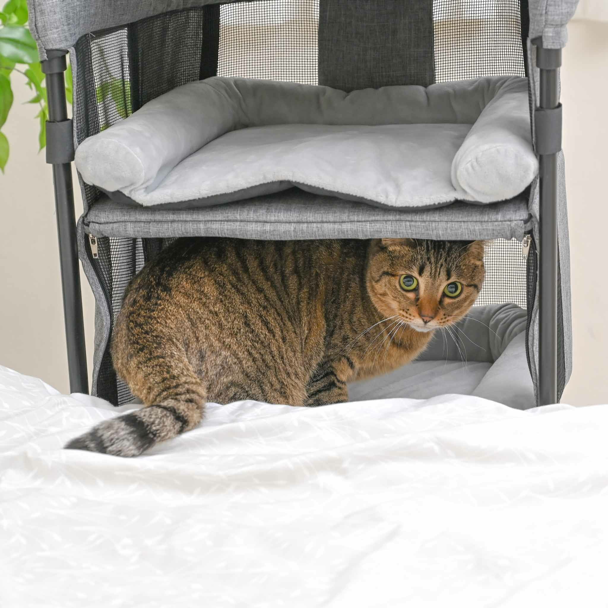 添い寝ベッド GUUU SLEEP タワーグレー | KISSBABY