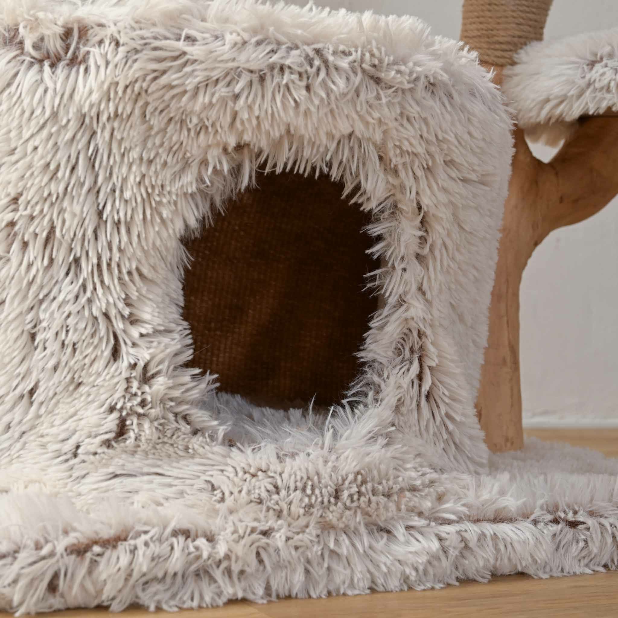 キャットツリー木製おしゃれ猫タワー天然木ナチュラルインテリア爪とぎ